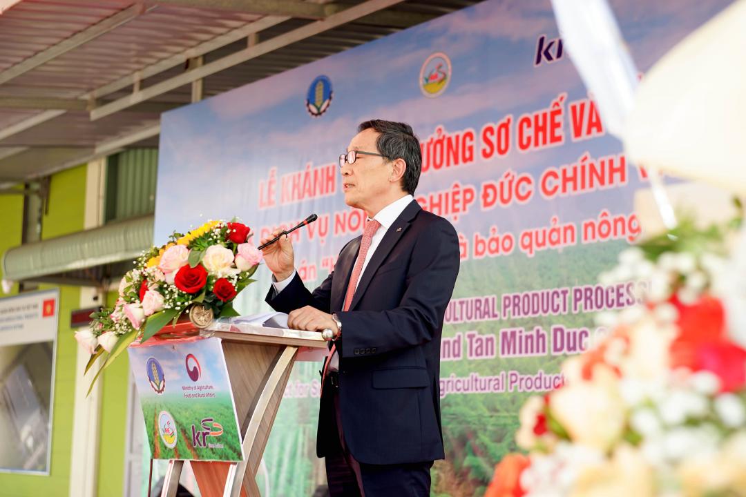 Ông Lee Byung Ho, Chủ tịch KRC phát biểu